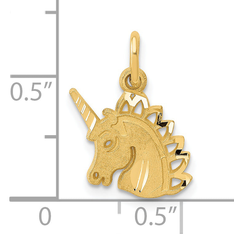14k Unicorn Charm C1142