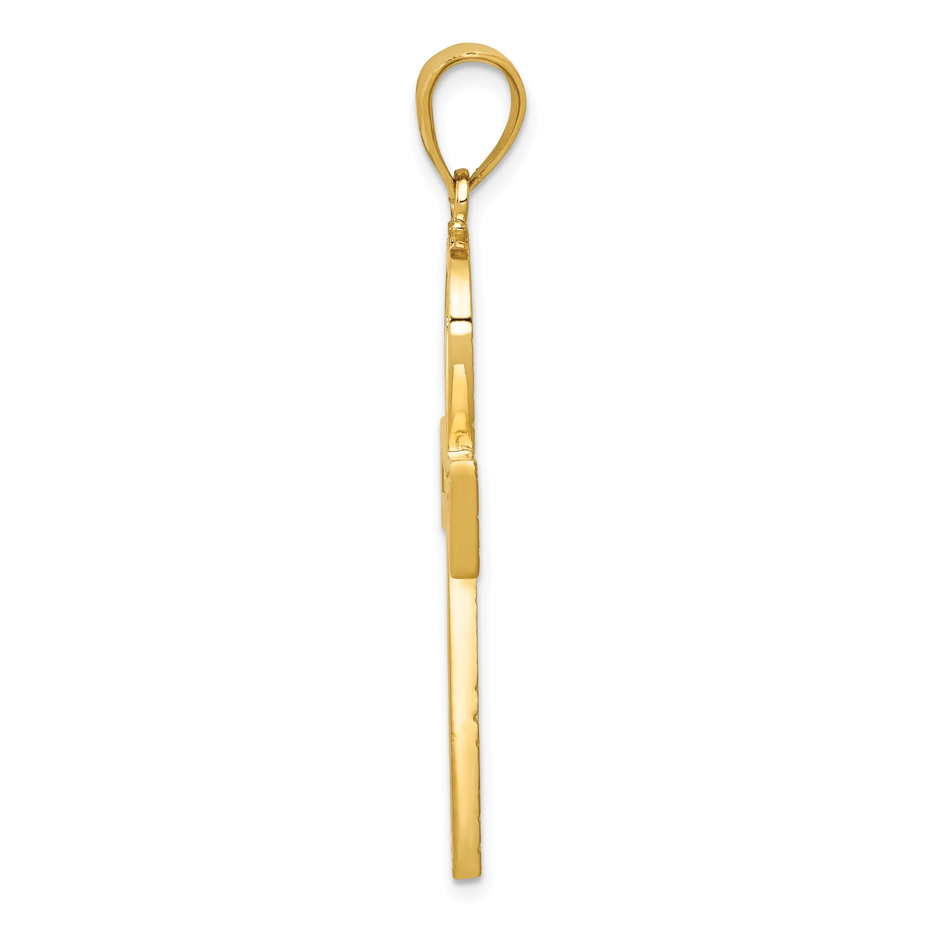 14k Large Ankh Cross Pendant C175