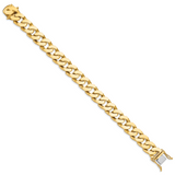 14K 20 inch 11.6mm Hand Polished Fancy Link with Box Catch Chain LK139