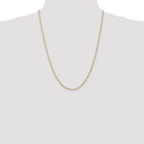 14K 26 inch 1.5mm Box with Lobster Clasp Chain BOX150