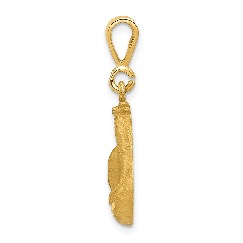 14k Cut-out Boxing Glove Charm C591