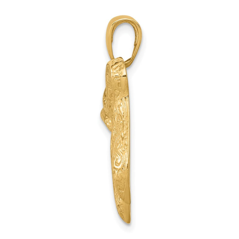 14K Jewish Chai (Long Life) Pendant C3992
