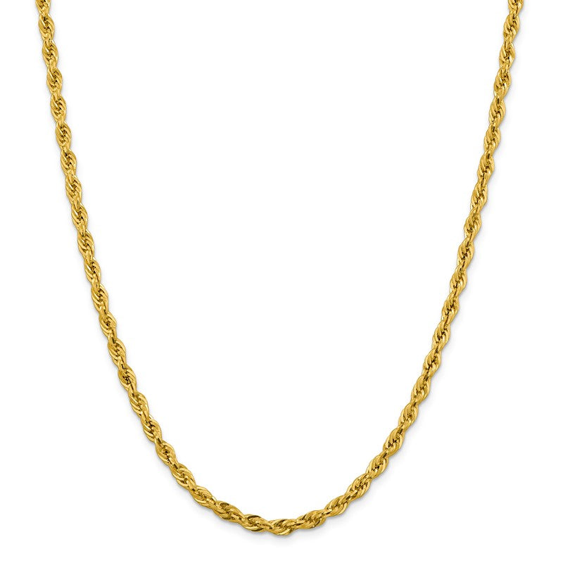 14K 26 inch 4.25mm Semi Solid Rope with Lobster Clasp Chain BC168