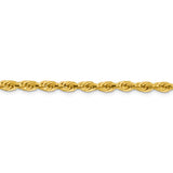 14K 26 inch 4.25mm Semi Solid Rope with Lobster Clasp Chain BC168