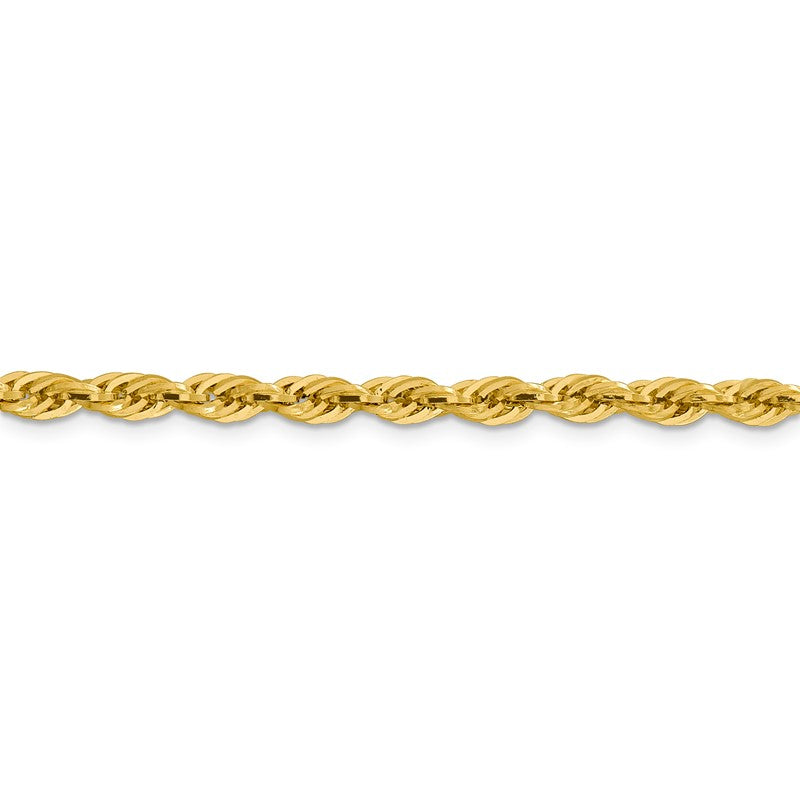 14K 26 inch 4.25mm Semi Solid Rope with Lobster Clasp Chain BC168