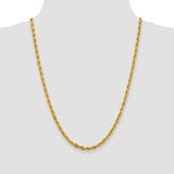 14K 26 inch 4.25mm Semi Solid Rope with Lobster Clasp Chain BC168