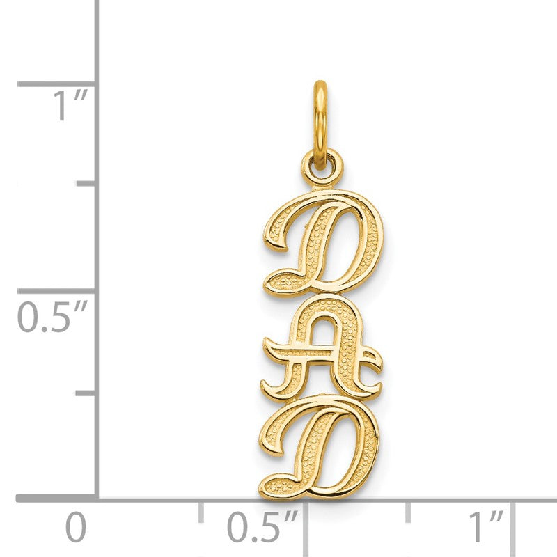 14k DAD Charm C1070