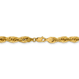 14K 26 inch 5.4mm Semi Solid Rope with Lobster Clasp Chain BC170