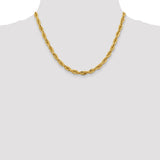 14K 26 inch 5.4mm Semi Solid Rope with Lobster Clasp Chain BC170
