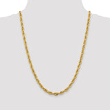 14K 26 inch 5.4mm Semi Solid Rope with Lobster Clasp Chain BC170