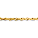 14K 26 inch 5.4mm Semi Solid Rope with Lobster Clasp Chain BC170
