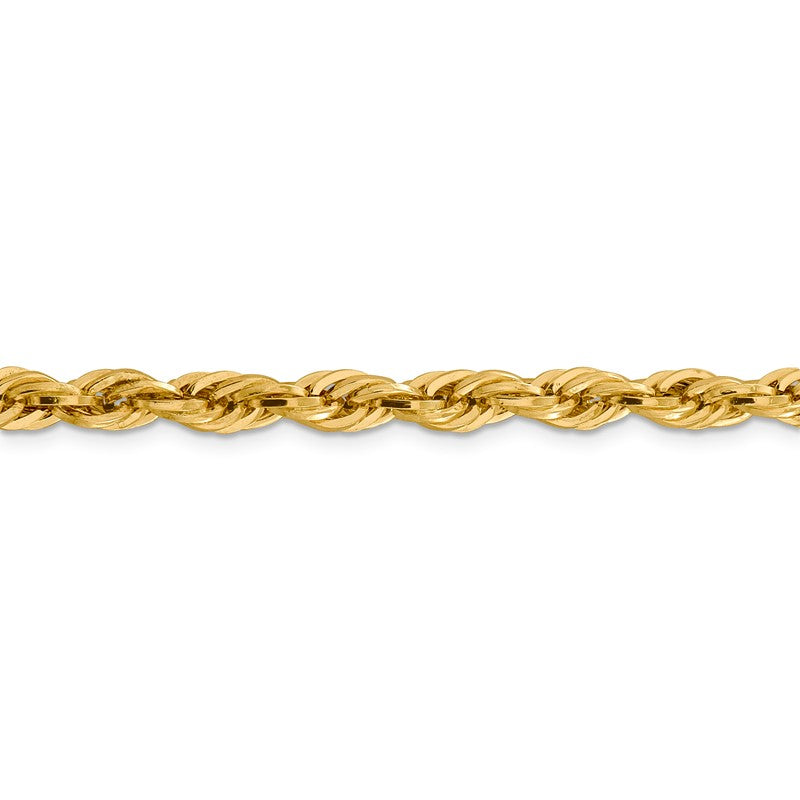 14K 26 inch 5.4mm Semi Solid Rope with Lobster Clasp Chain BC170