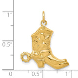 14k Boot with Spur Charm A9133