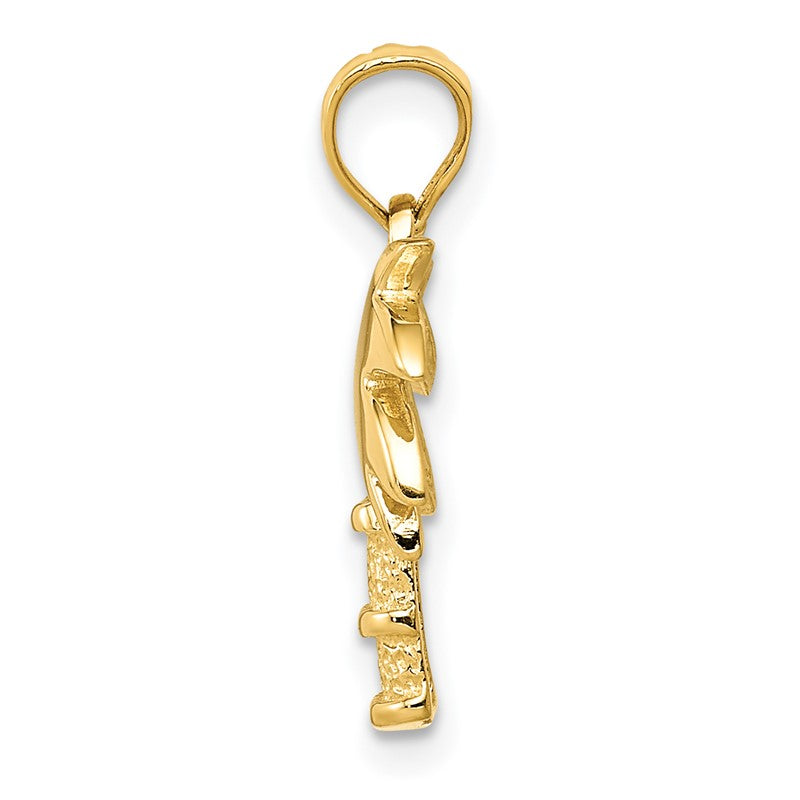 14k Palm Tree K4912