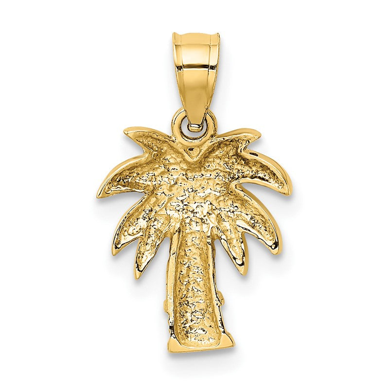14k Palm Tree K4912