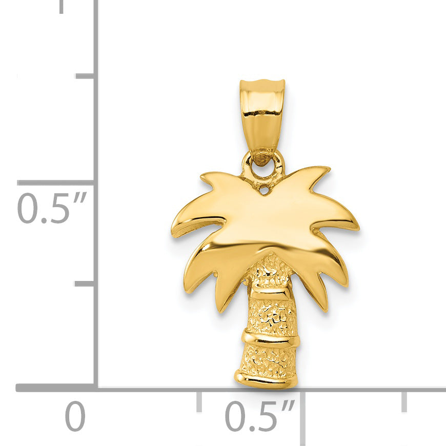 14k Palm Tree K4912