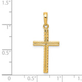 14k Latin Cross Pendant C3866