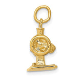 14K  3-D Antique Sewing Machine Charm A1212