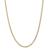 14K 10 inch 3mm Concave Anchor with Lobster Clasp Chain CCA080