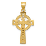 14k Two-tone Iona Crucifix Pendant K2192