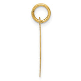 14k I LOVE YOU MORE THAN YESTERDAY LESS THAN TOMORROW Engravable Charm XAC494