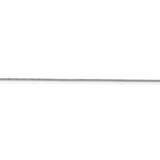 14K White Gold 14 inch .7mm Box with Lobster Clasp Chain WLB050L