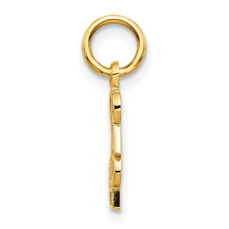 14k #1 DAD Charm C391