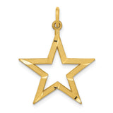 14k Diamond-cut Star Charm C1115