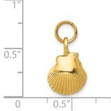 14k Seashell Pendant K1900