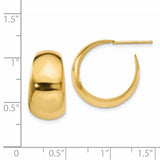 14k Small Hoop Earrings E684