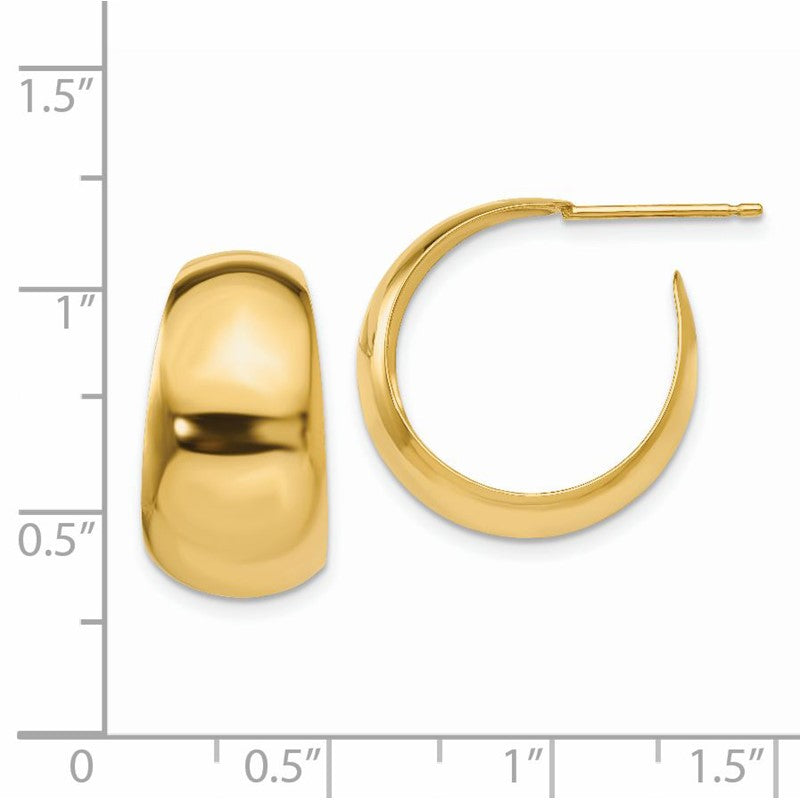 14k Small Hoop Earrings E684