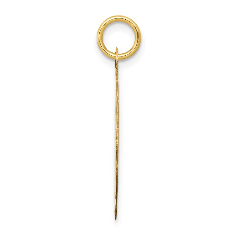 14k Baseball 20mm Engravable on Back Disc Charm XAC406