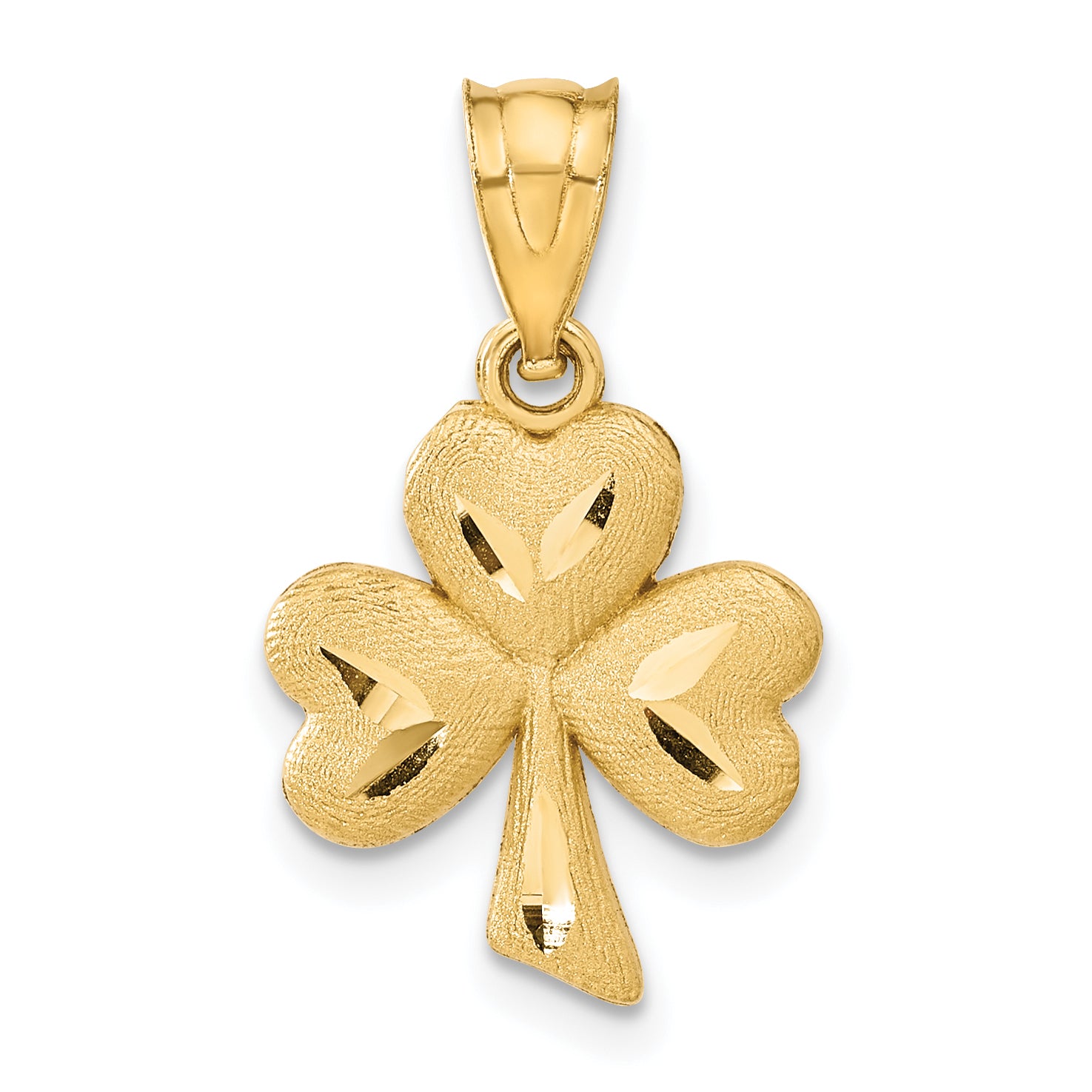 14k Shamrock Charm C1741