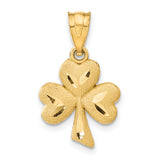 14k Shamrock Charm C1741