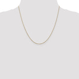 14K 14 inch .70mm Ropa with Spring Ring Clasp Chain RPA015