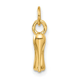 14K  3-D High Heel Stiletto Shoe Charm A9138