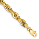 14K 26 inch 5.4mm Semi Solid Rope with Lobster Clasp Chain BC170