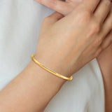 14k Slip-on 2.5mm Baby Bangle Bracelet DB391