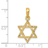 14K Star of David Pendant K533