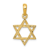 14K Star of David Pendant K533
