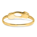 14K Love Knot Band K4602