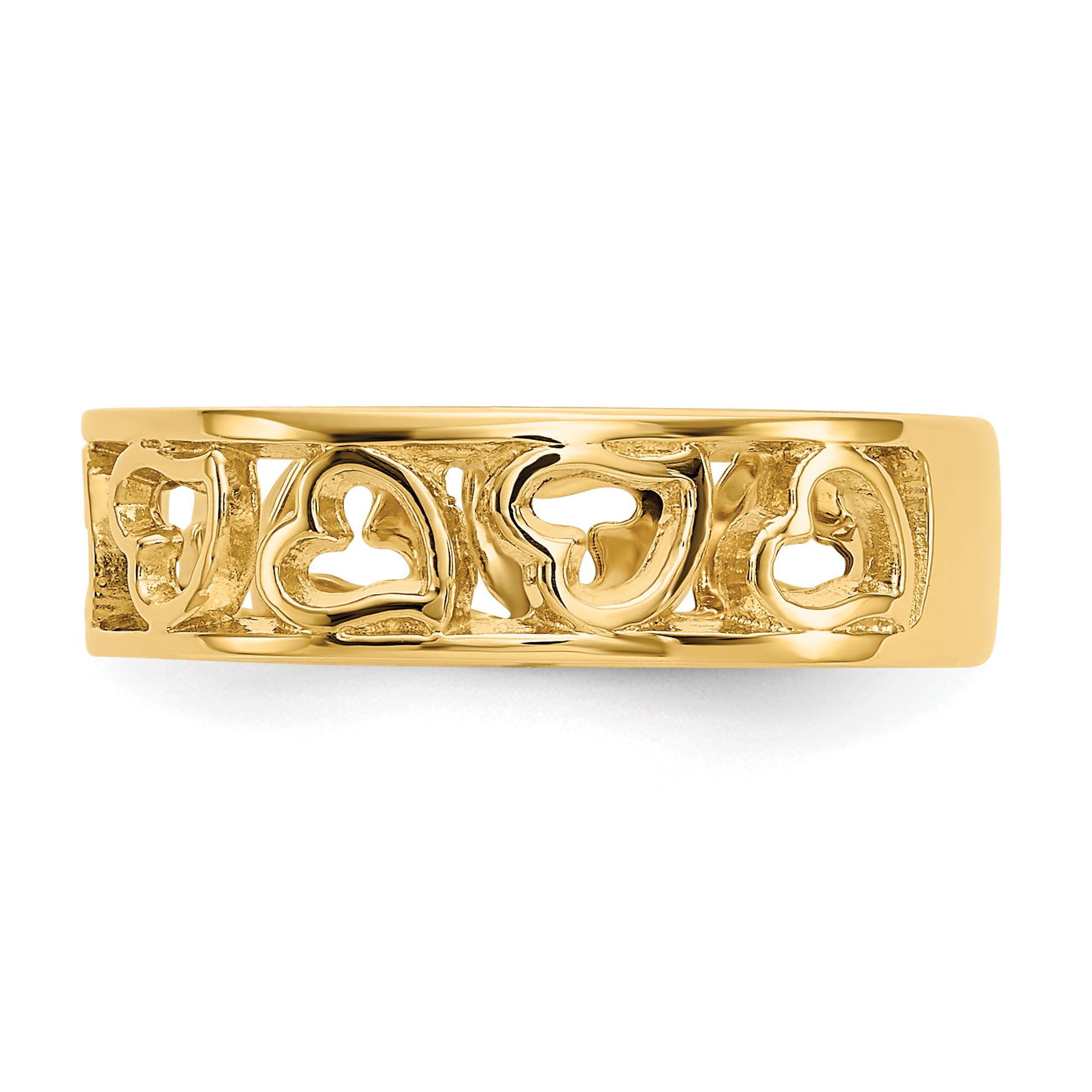 14k Hearts Ring R442