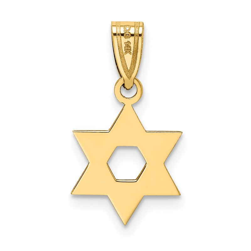 14k Star of David Pendant XR418