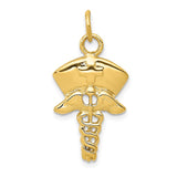 14k Nurse Symbol Charm A1602