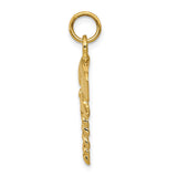 14k Nurse Symbol Charm A1602
