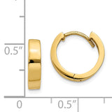 14k Round Hinged Hoop Earrings TM622