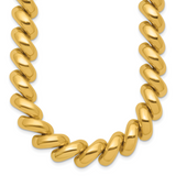 14k Polished 12mm 17 inch San Marco Necklace SM20