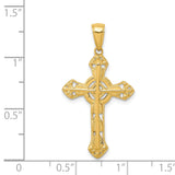 14K Fancy Iona Cross Pendant C4244