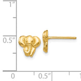 14K Elephant Earrings TF540