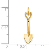 14k 3-D Spade Charm A2140